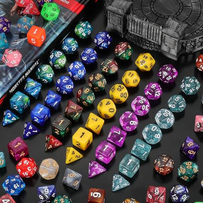 30 Sets Polyhedral Dice (210 Count)