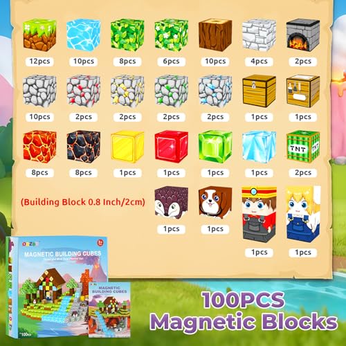 Magnetic Blocks (100 Count)