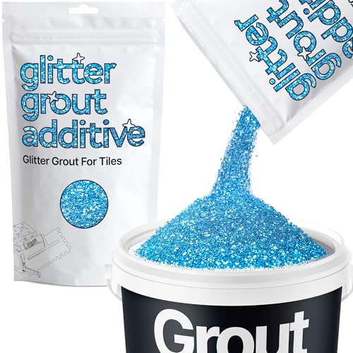Ocean Blue Glitter Grout Additive 100g Metallic Flakes (3.5 Ounce)