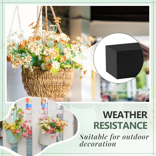 8 Pcs Reusable Floral Foam Blocks Water Weather Resistant Dry Floral Foam for Artificial Flower Arrangements Outdoor Flower Boxes Outside Hanging Planters Wedding Home Decor