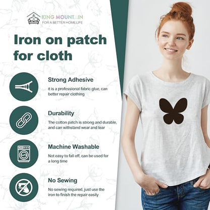 Iron on Patches for Clothes (8 Count)