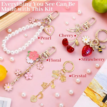 945PCS Bag Charm Kit Gold & Silver