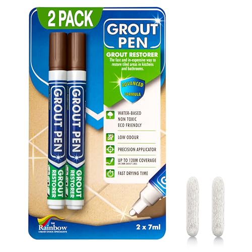 Grout Pen Brown Tile Grout Paint Marker (2 Count)
