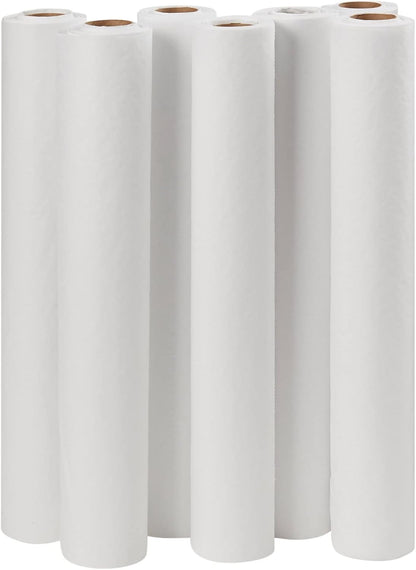 McKesson Medical Exam Table Paper [12 Rolls] – Bed Table Sheet Cover for Diaper Changing, Waxing, Nursing, Chiropractor, Patternmaking, Tracing - Premium Smooth Paper Roll - White, 18 in x 200 ft