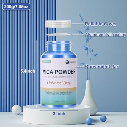 Mica Powder 7.05OZ（200g） (7.0548 Ounce)
