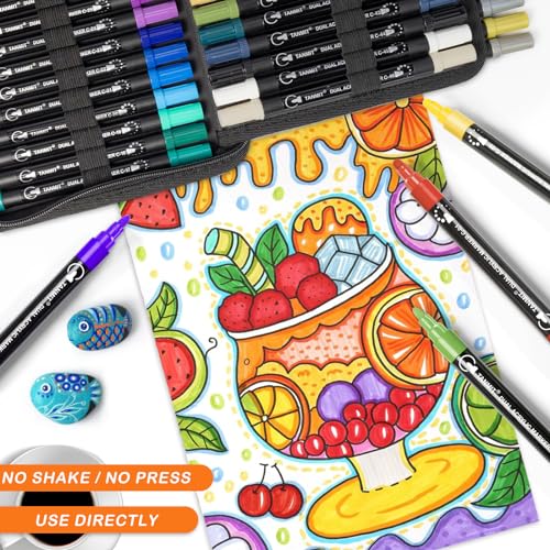 60 Colors Acrylic Paint Markers (60 Count)