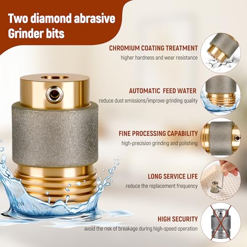 2026 Upgrade Stained Glass Grinder Kit 4200r