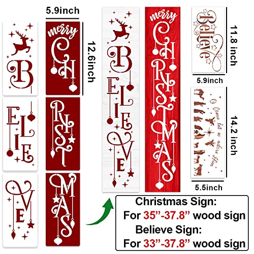 Christmas Stencils for Crafts Reusable Christmas Stencils for Painting