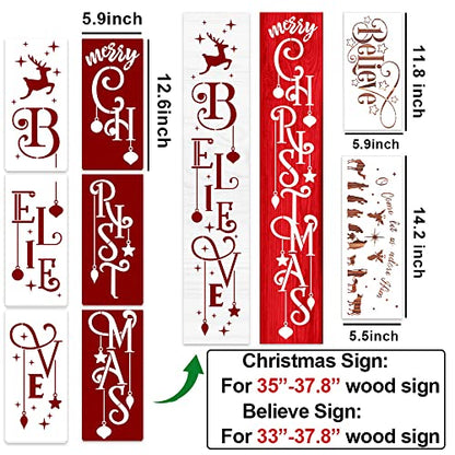 Christmas Stencils for Crafts Reusable Christmas Stencils for Painting