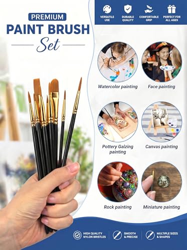 Paint Brush & Palette Set (25 Count)