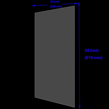 30 PCS Clear Blank Stencil Sheets 12 x 24 Inches, 6 mil Blank Mylar Templates, Large Blank Stencil Material for Making Your Own Stencils
