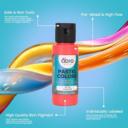 Acrylic Pouring Paint Set (30 Count)