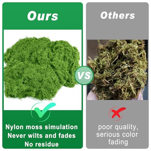 Fake Green Moss for Potted Plants