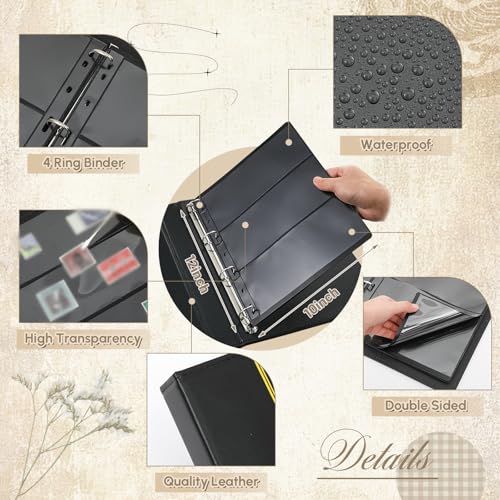 Stamp Collecting Album Binder Kit for Collectors (20 Count)