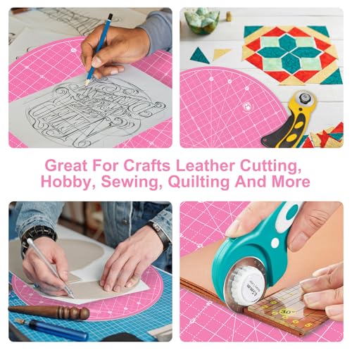 13"x13" Round Rotating Cutting Mat