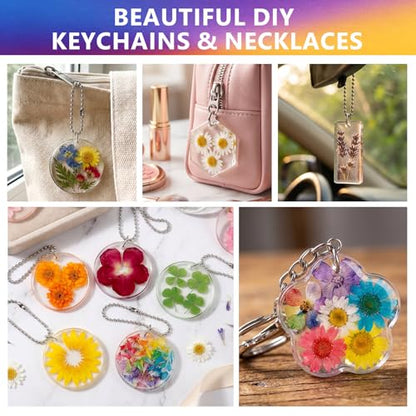 Epoxy Resin Kit 16OZ with Keychain Earring Molds