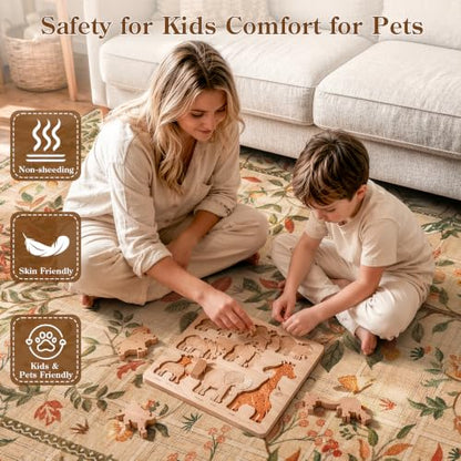 Machine Washable Area Rugs 5x7 (35 Sq Ft)