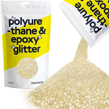 Resin Glitter Champagne Gold 100g Polyurethane & Epoxy Glitter (100 Gram)