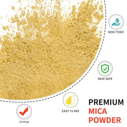 Mica Powder 100g Mica Powder for Epoxy Resin (3.53 Ounce)