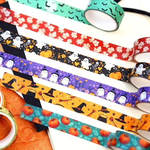 Halloween Washi Tape Set 16 Rolls (160 Foot)