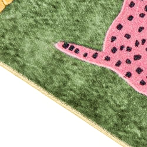 Leopard Washable Rugs (14.77 Sq Ft)