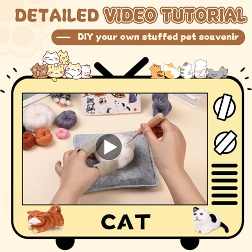 6 Pcs Needle Felting Kit