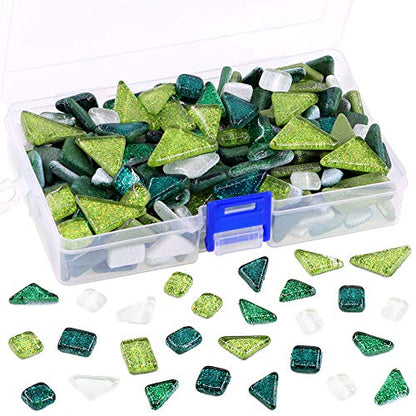 Mixed Colors Shine Crystal Series Mosaic Tiles Assortment Kit