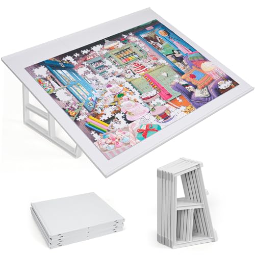 1000 Piecce Tilting Puzzle Board with Stand
