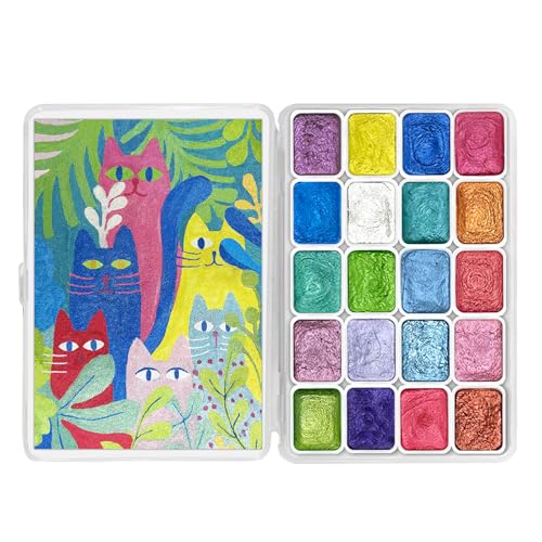 Mini Forestry Shifting Watercolor Painting Set