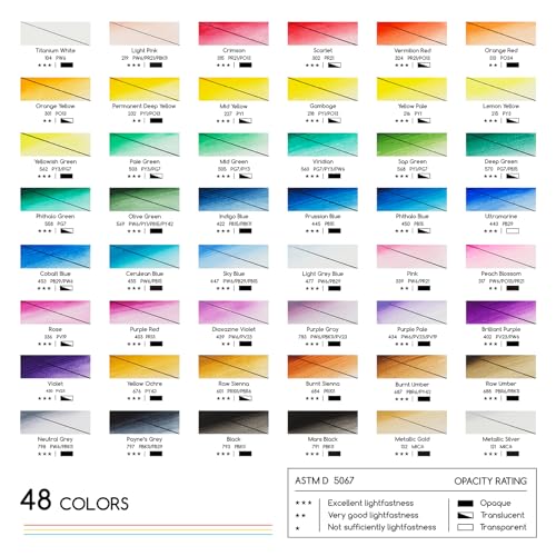 Watercolor Paint Tubes Set (19.2 Fl Oz)