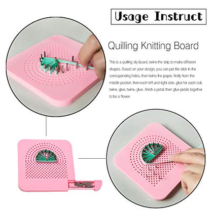 DIY Quilling Kit with Paper Crimper