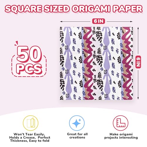Modern Art Patterned Origami Paper (50 Count)