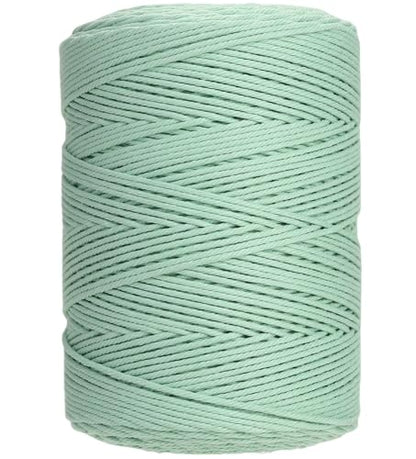 Macrame Cord 3mm x 546yards Natural Macrame Cotton Rope Colored Macrame Rope Soft Cotton Cord Macrame Supplies Craft Rope Macrame Yarn for Plant Hanger Wall Hanger Dreamcatcher (1640.4199 Foot)