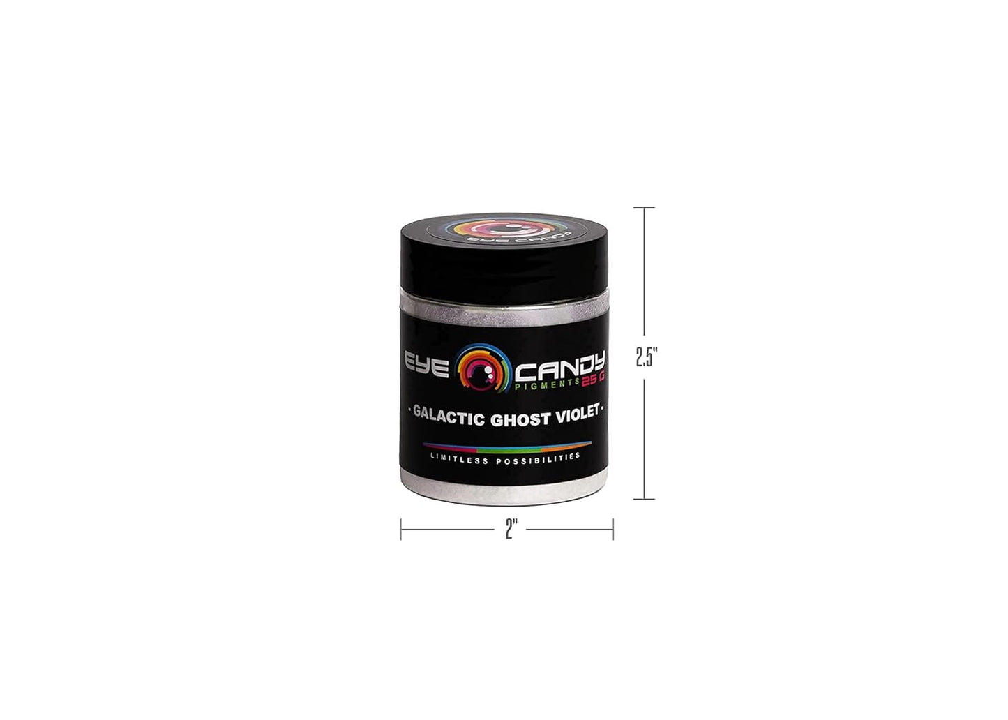 Eye Candy Premium Mica Powder Pigment “Galactic Ghost Violet” (25g) Multipurpose DIY Arts and Crafts Additive | Woodworking, Bath Bombs, Resin, Epoxy, Soap, Nail Polish (Galactic Ghost Violet, 25G)