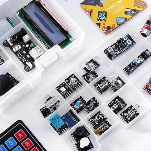 37 in 1 Sensor Modules Kit with Tutorial Compatible with Arduino