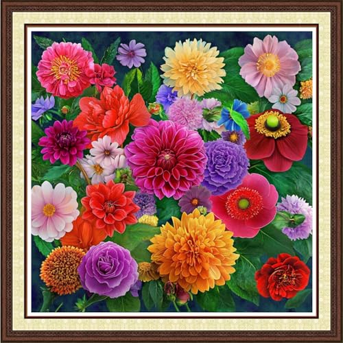 Counted Cross Stitch Kits for Adults Full Range of Cross Stitching Embroidery Unprinted Pattern for Beginners