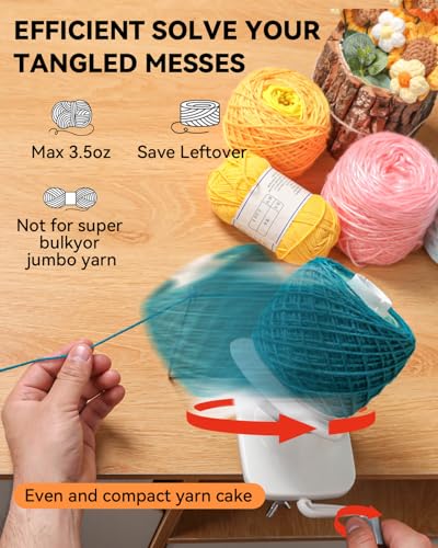 3.5 OZ Manual Yarn Cake Winder