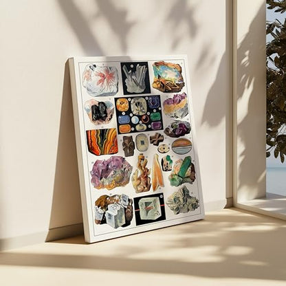 Vintage Geology Canvas