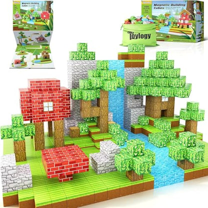 100PCS Magnetic Blocks Forest World