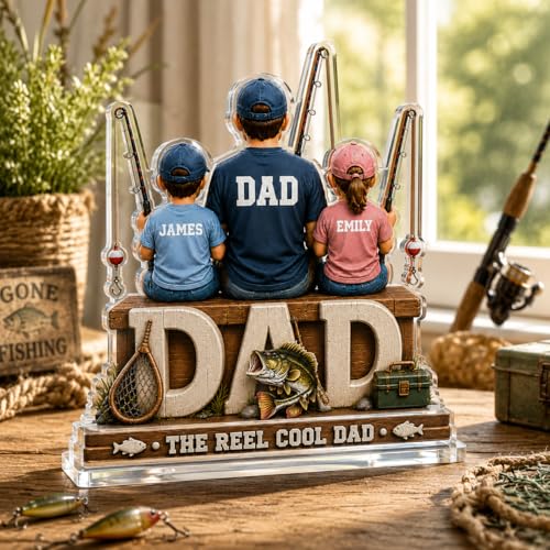 Custom The Reel Cool Dad Plaque