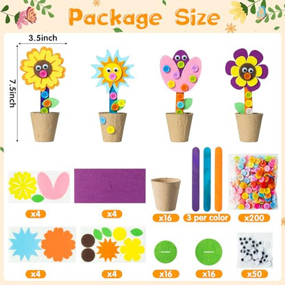 Summer Felt Flower Craft Kits