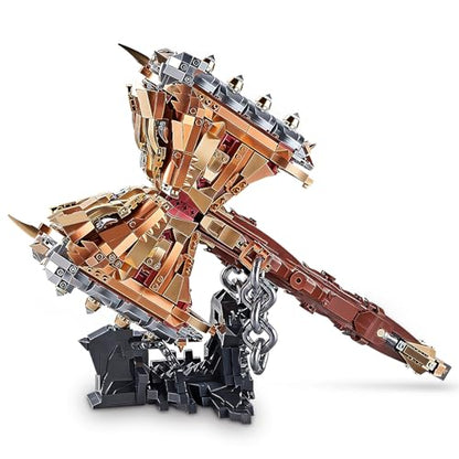 Thor Battle Hammer Building Blocks Set for Adults (1388 Count)