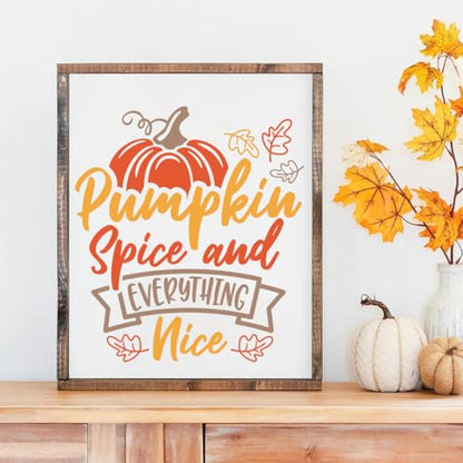 Fall Stencils for Crafts Reusable Fall Stencils for Painting on Wood (10 Count)