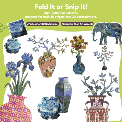 Patterned Origami Paper Kit (50 Count)