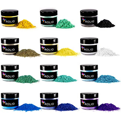 Mica Powder Color Pigment Set (4.2 Ounce)