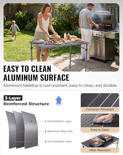 Heavy Duty Folding Camping Table