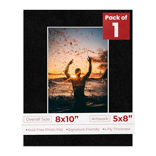 8x10 Mat Bevel Cut for 5x8 Photos