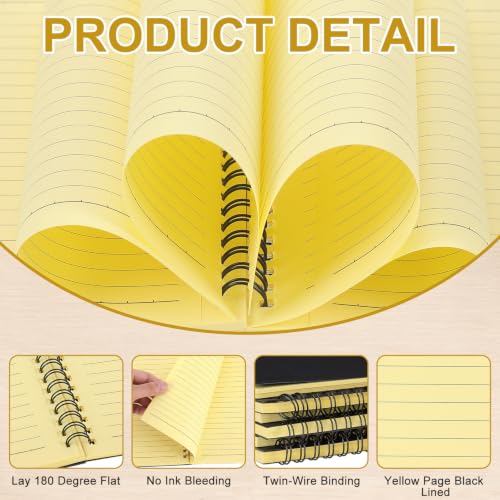 6 Pcs Spiral Notebooks (6 Count)