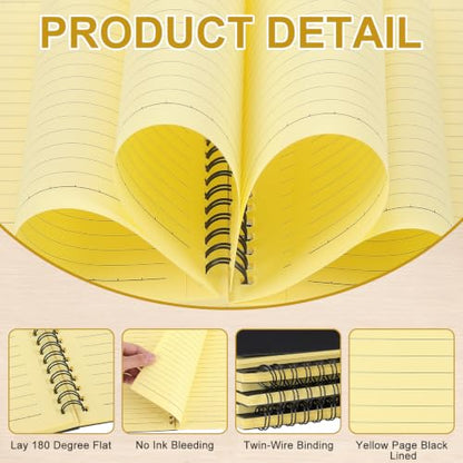 6 Pcs Spiral Notebooks (6 Count)