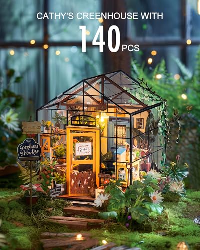 DIY Miniature Greenhouse Kits for Adults